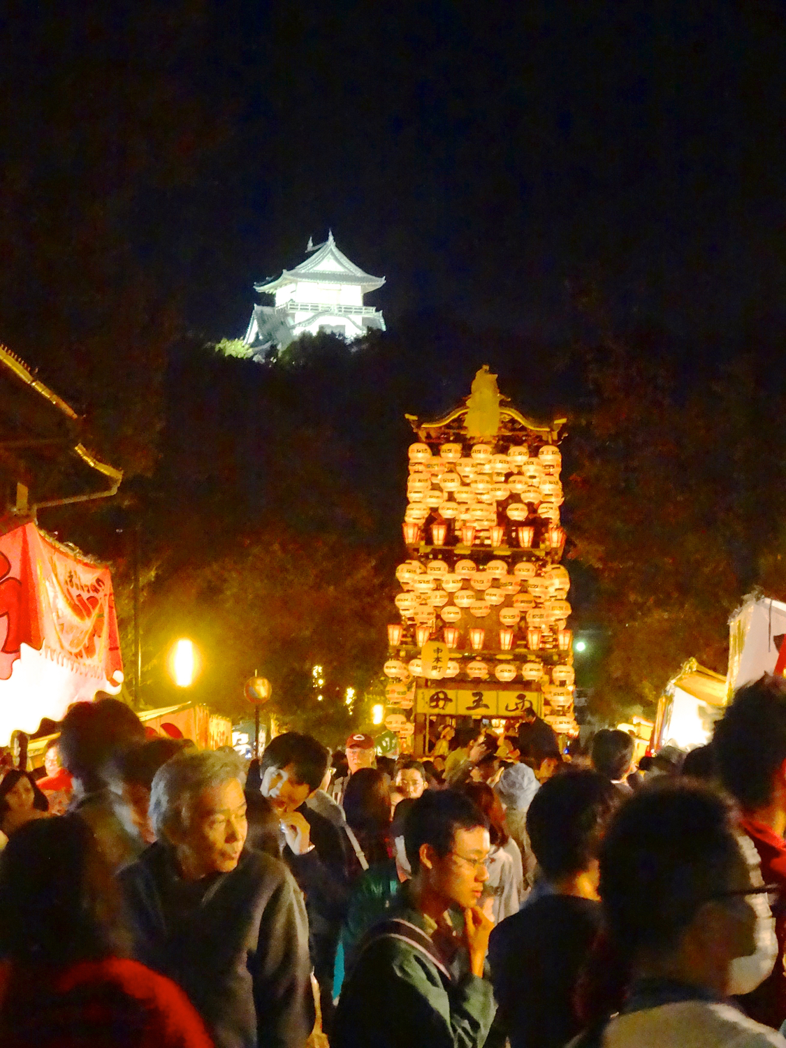 夜間犬山祭車山巡遊