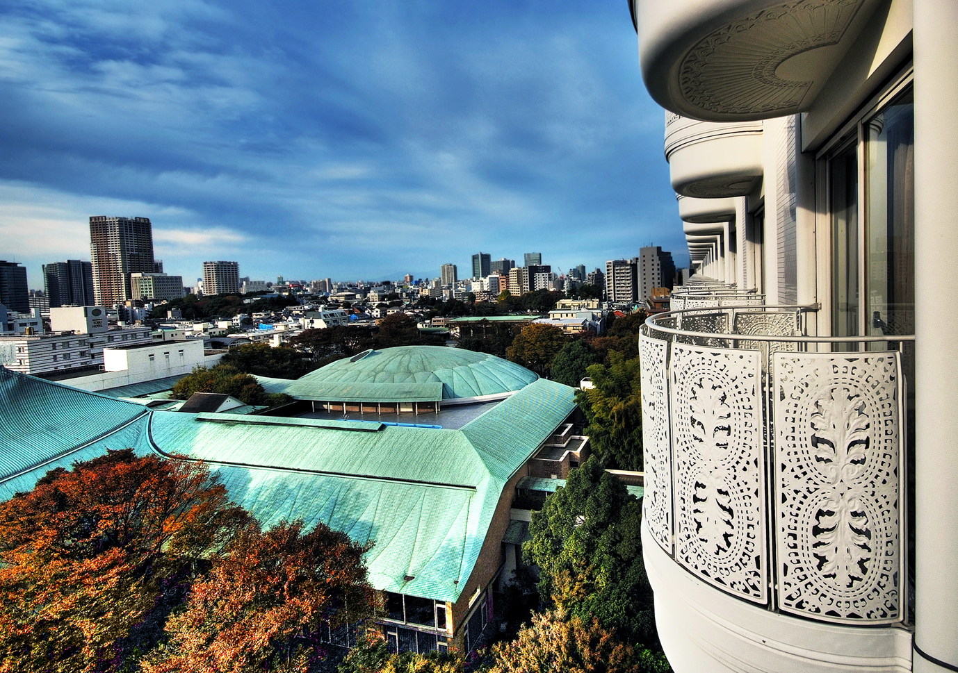 從高輪王子大飯店陽台俯瞰的景色 - 日本