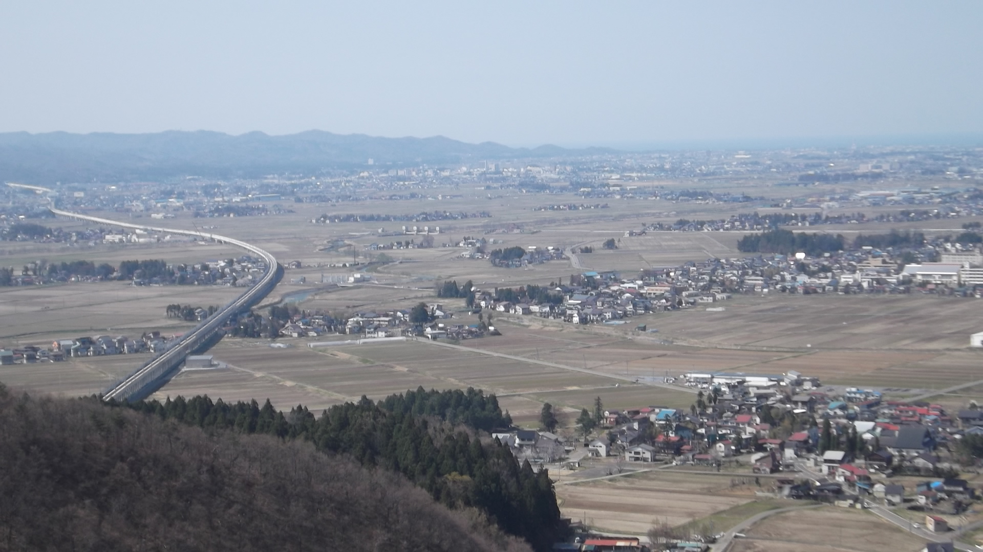 新潟縣上越市御鎌城遺址景觀