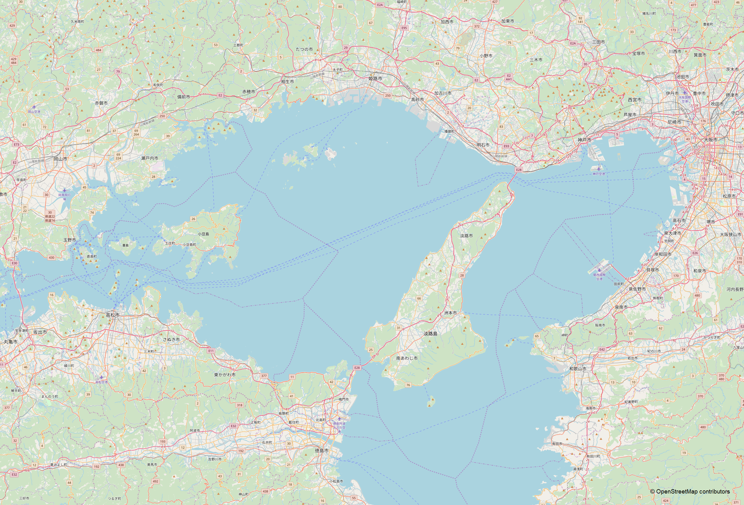 日本淡路島 OSM 景點