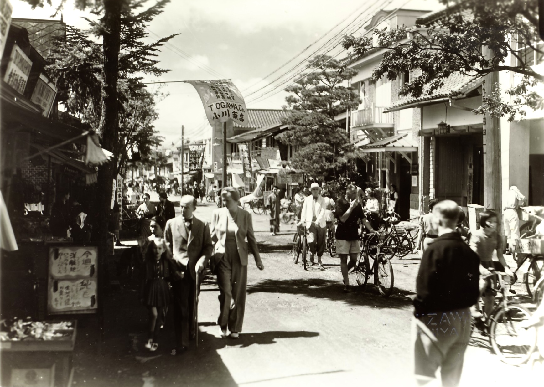 舊輕井澤主街道，懷舊照片