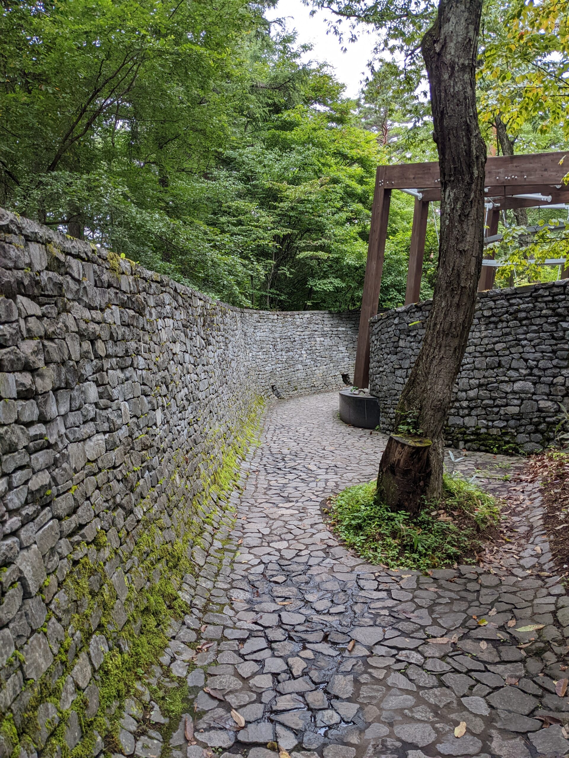 輕井澤石之教堂外觀