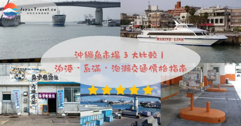 【沖繩魚市場】2026三大市場比較:免費入場.06:00營業.代煮¥300|泊港系滿泡瀨.美榮橋15分鐘