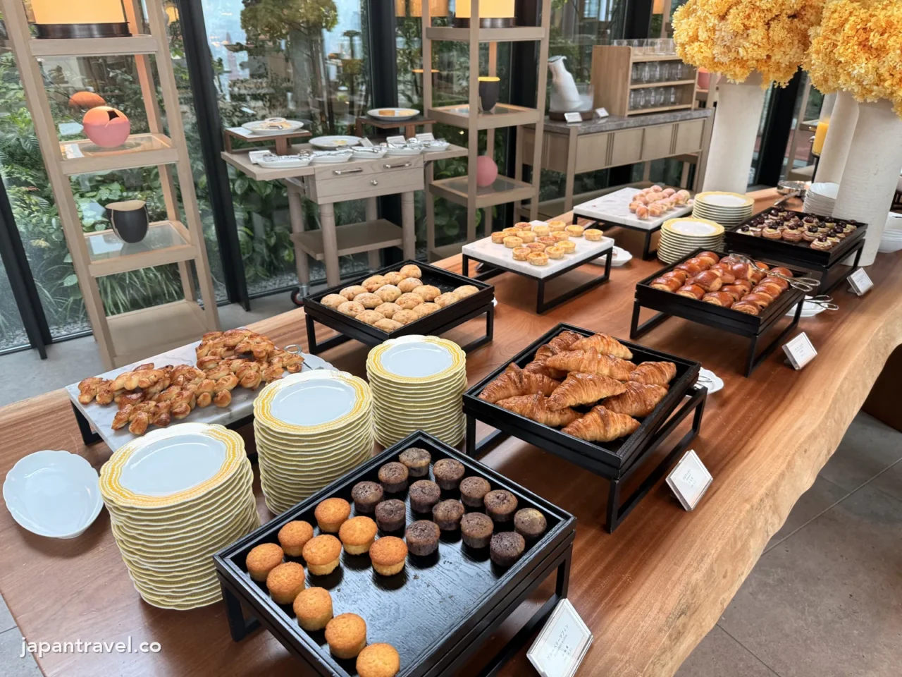 Jolie Brasserie的自助早餐檯