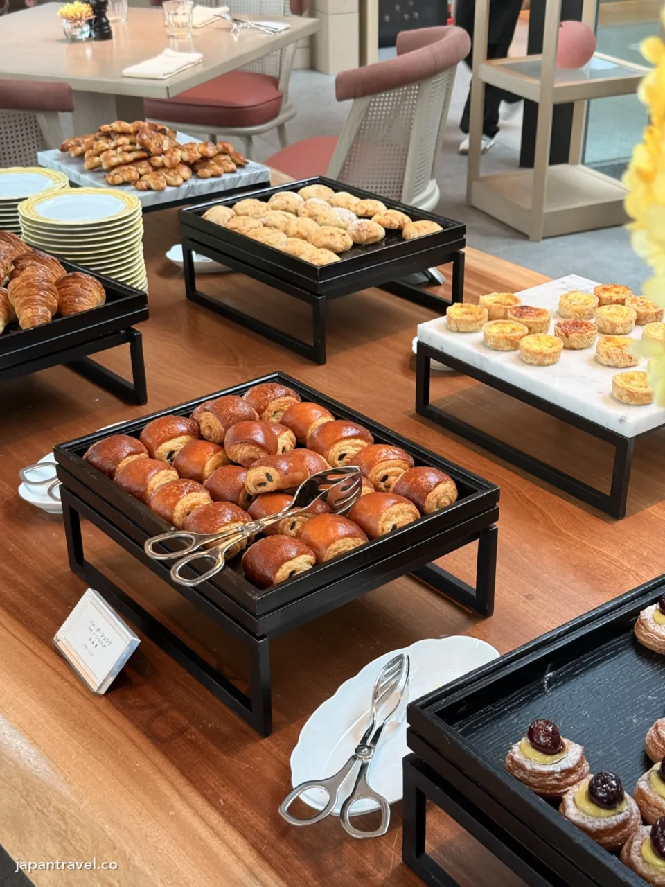 Jolie Brasserie早餐的麵包和甜點