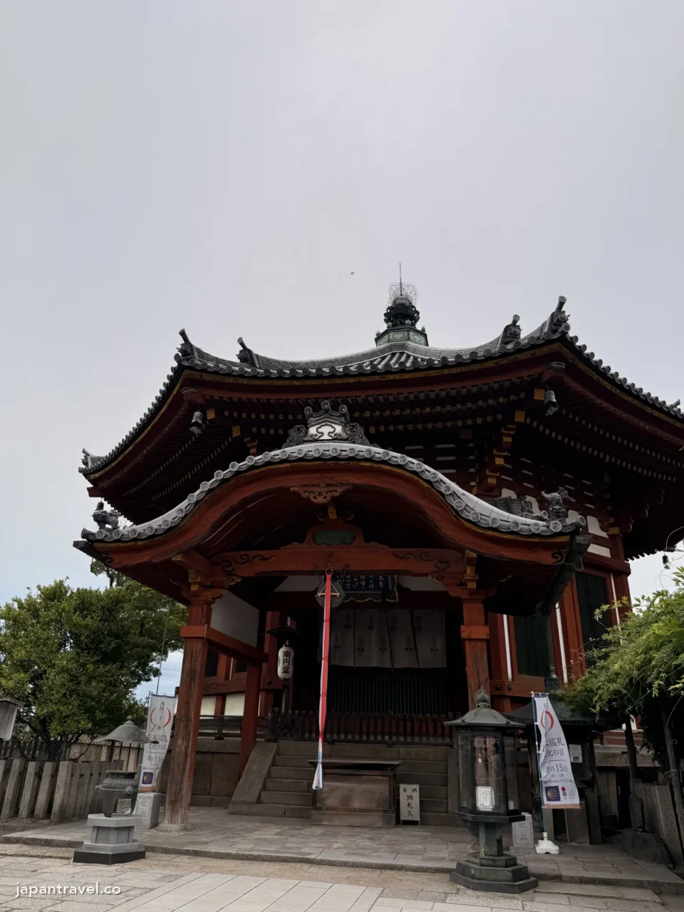 興福寺的八角形佛堂南円堂
