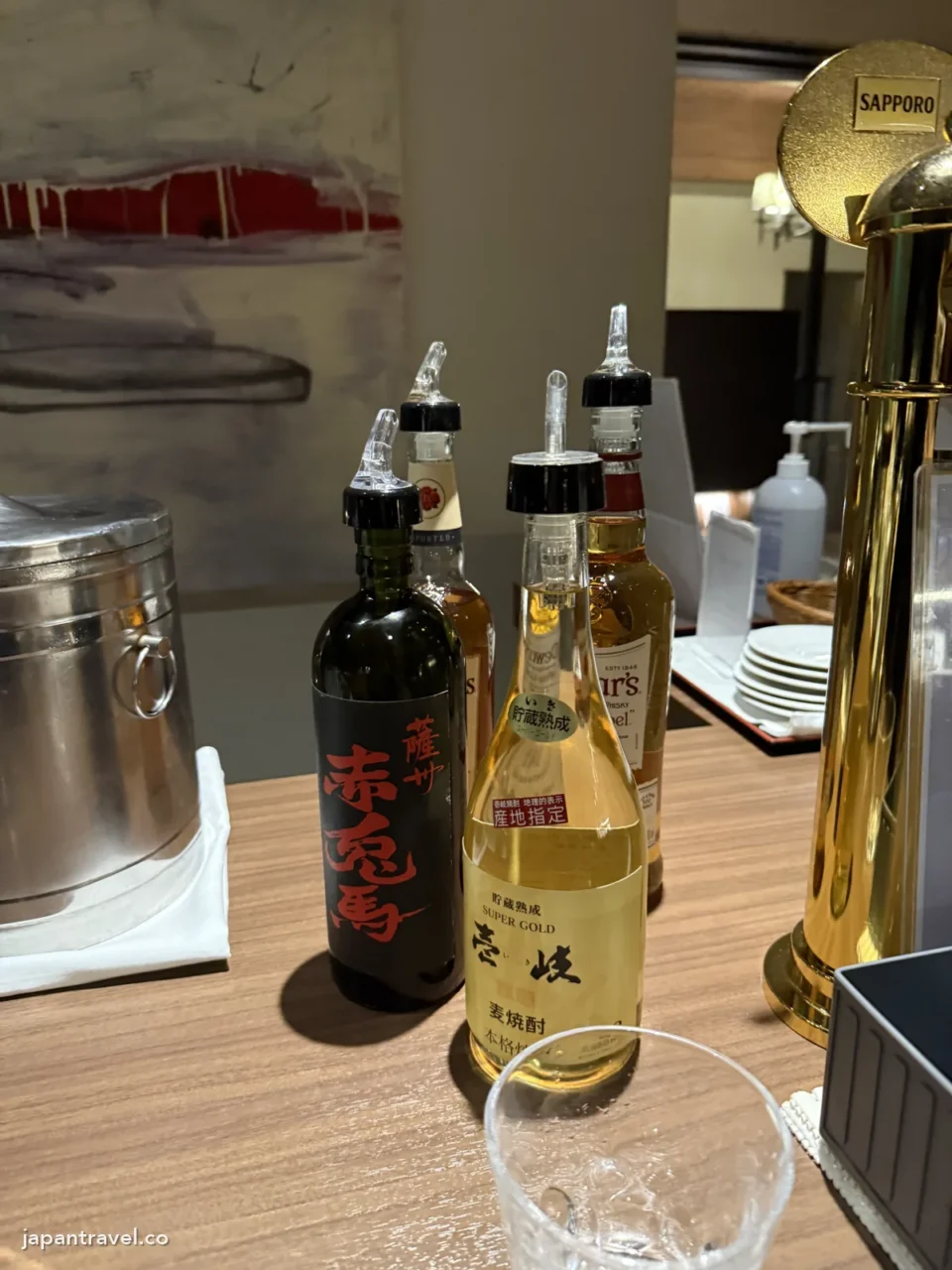 雲仙九州酒店酒吧的餐後酒