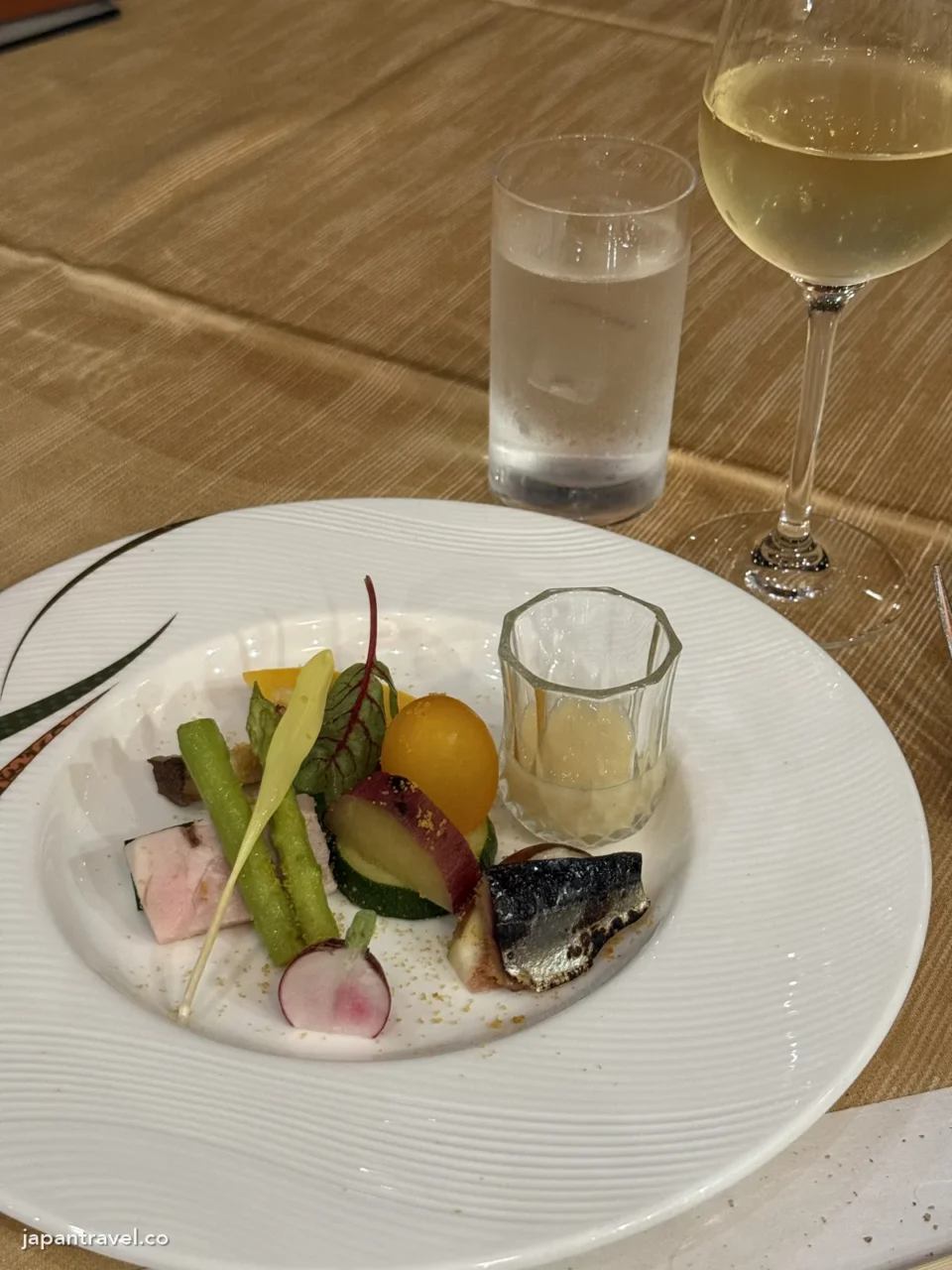 雲仙九州酒店晚餐的前菜