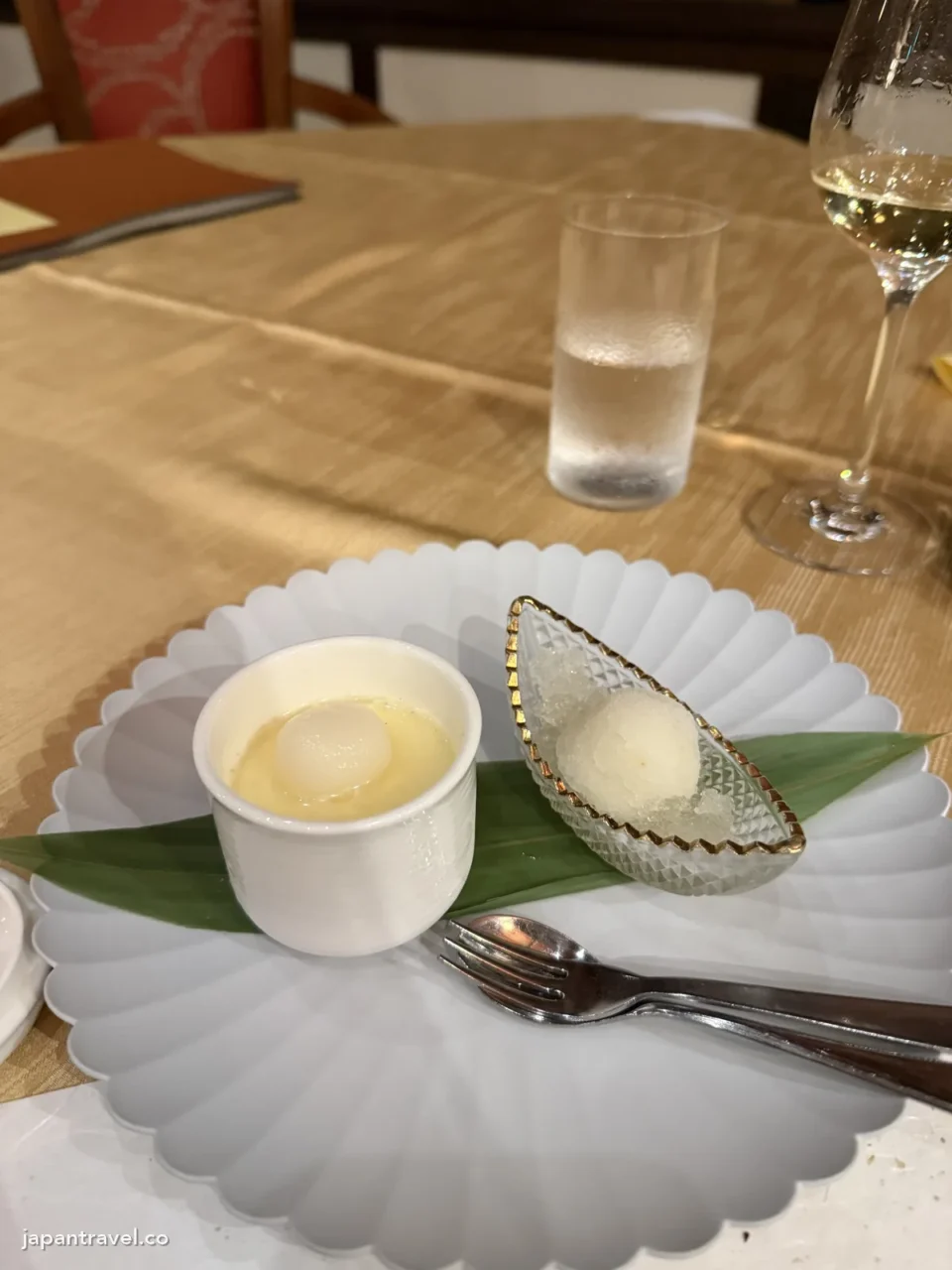 雲仙九州酒店晚餐的甜品