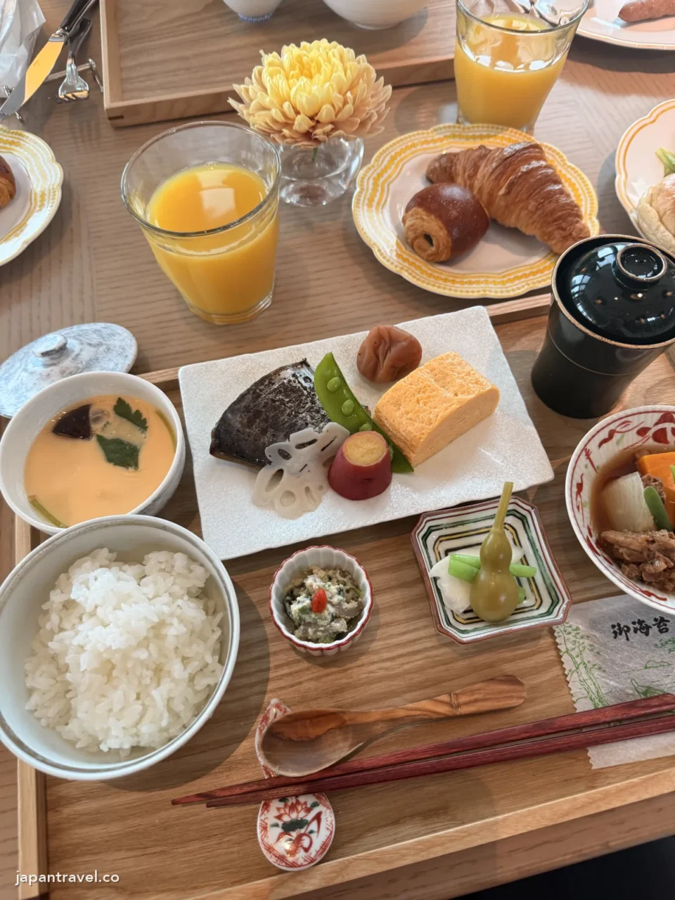 大阪華爾道夫Jolie Brasserie的日式早餐套餐